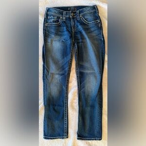 Silver Jeans Women's Natsuki Capri W26